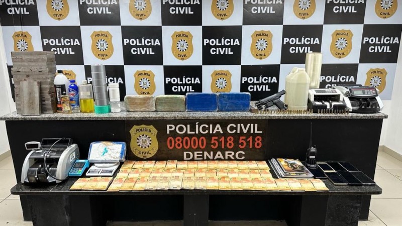 Polícia Civil localiza laboratório de produção de drogas no bairro São