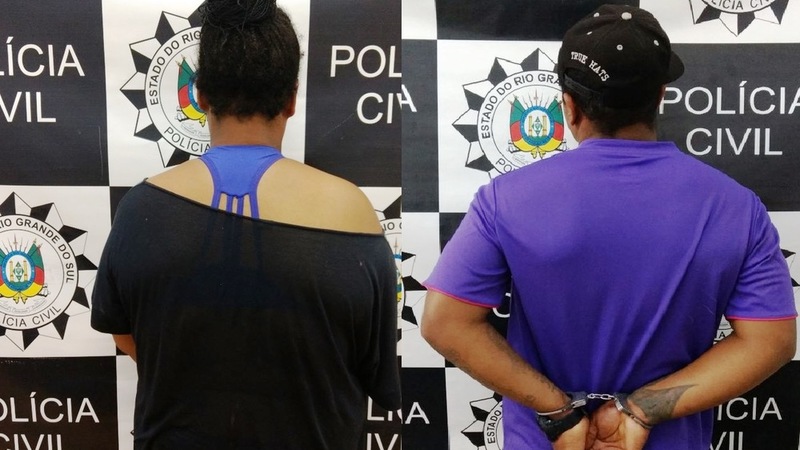 Dupla suspeita de homicídio qualificado é presa em Vacaria Polícia