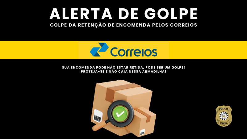 Cópia de Amarelo Correios Falsa encomenda   GOLPES   NOVOS   2024   2